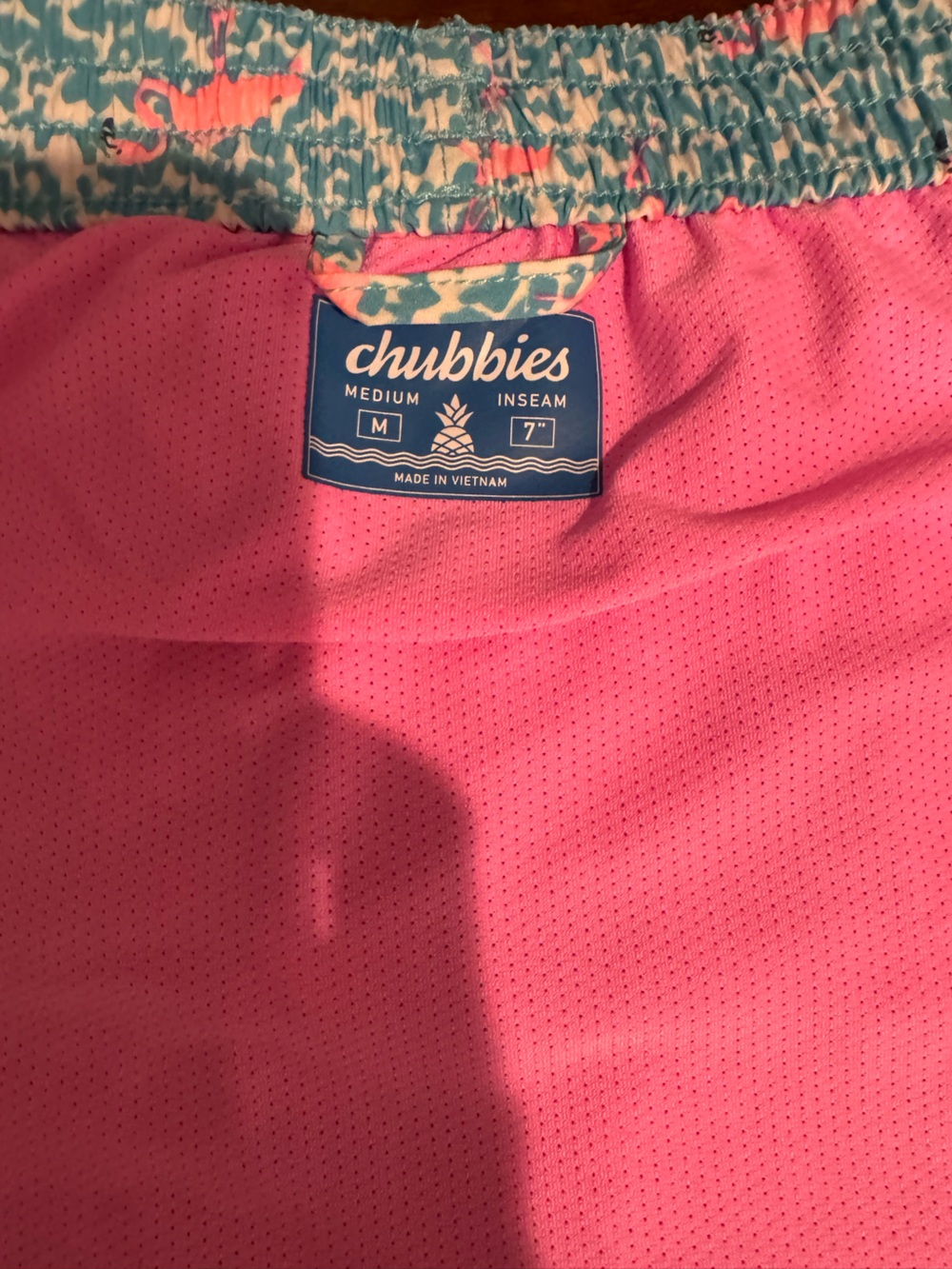 Chubbies The Domingos Are For Flamingos 7" Lined Swim Trunk - Picture 8 of 8
